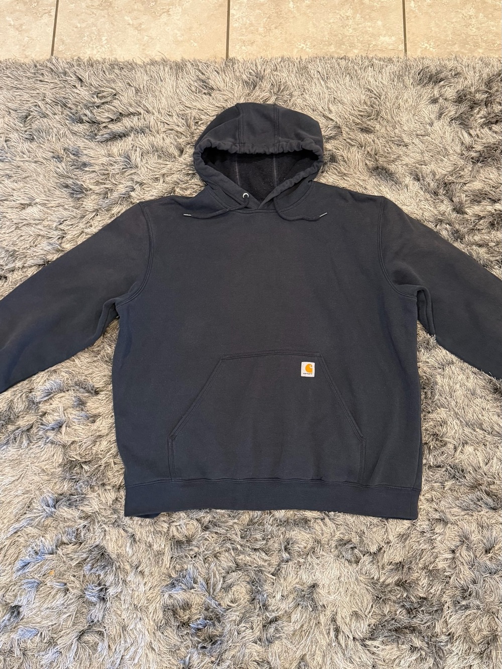 Size 2xl- Carhartt Men's Midweight Signature Sleeve Logo Sweatshirt Hooded